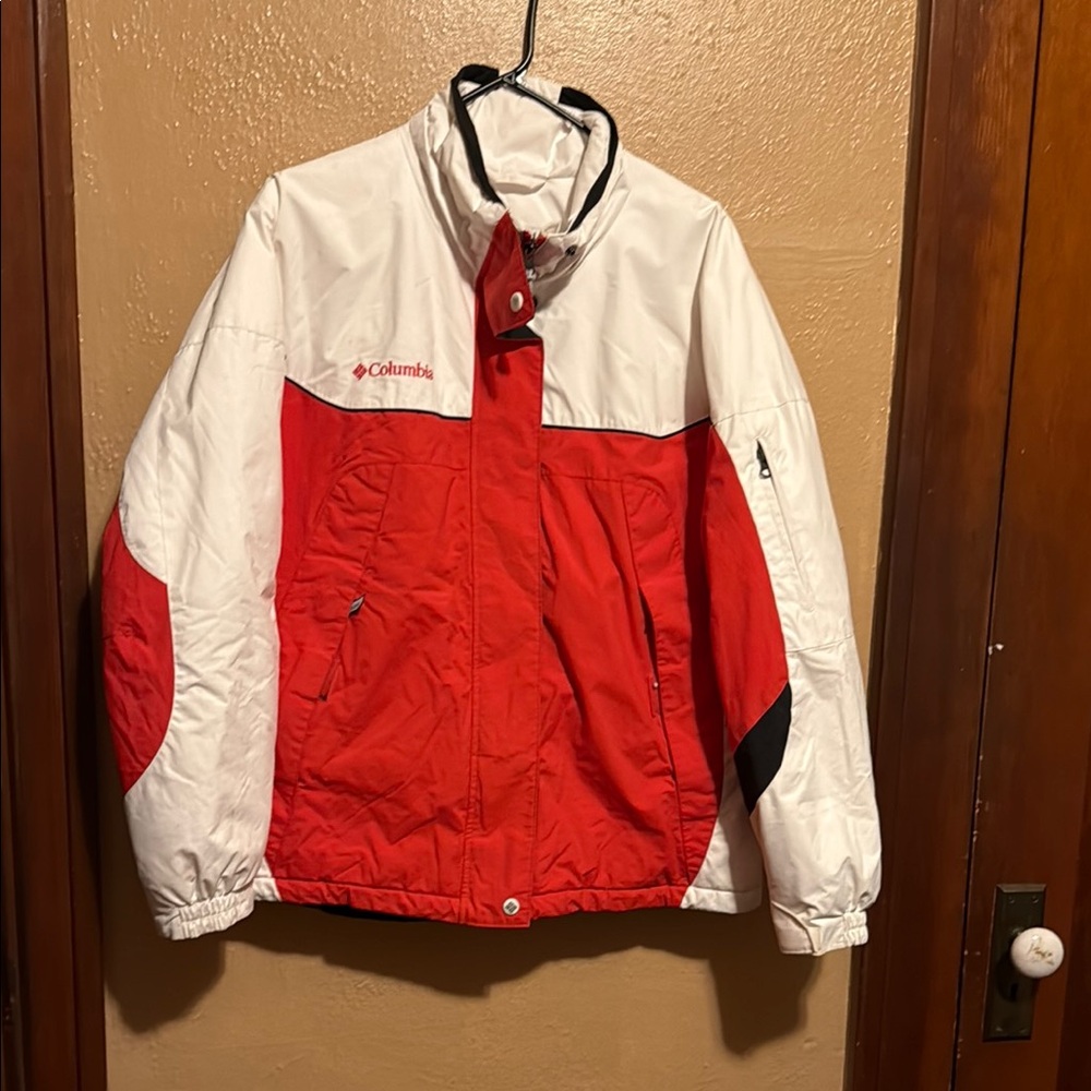 Columbia Red and White Jacket